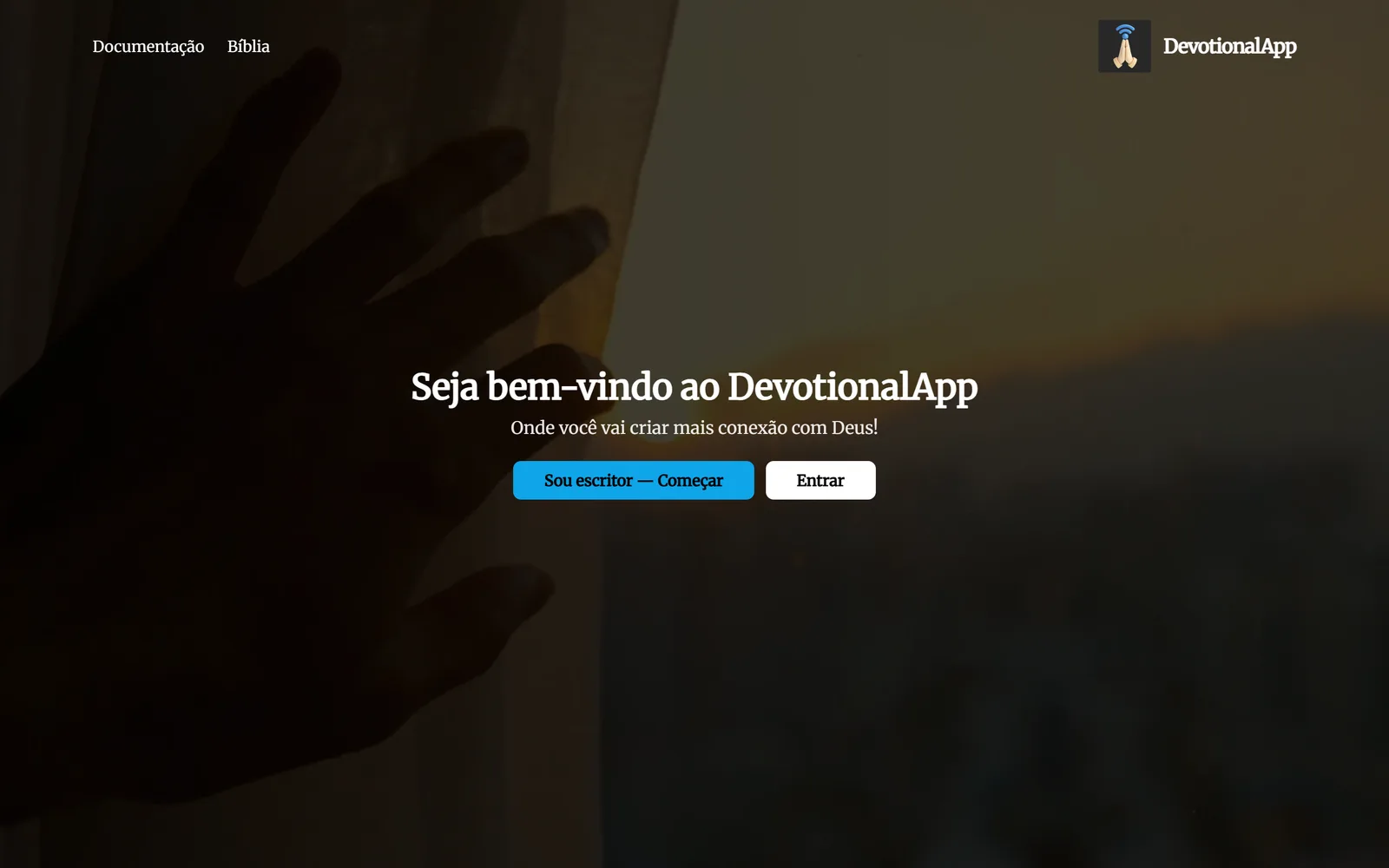 Print do projeto Devotional App